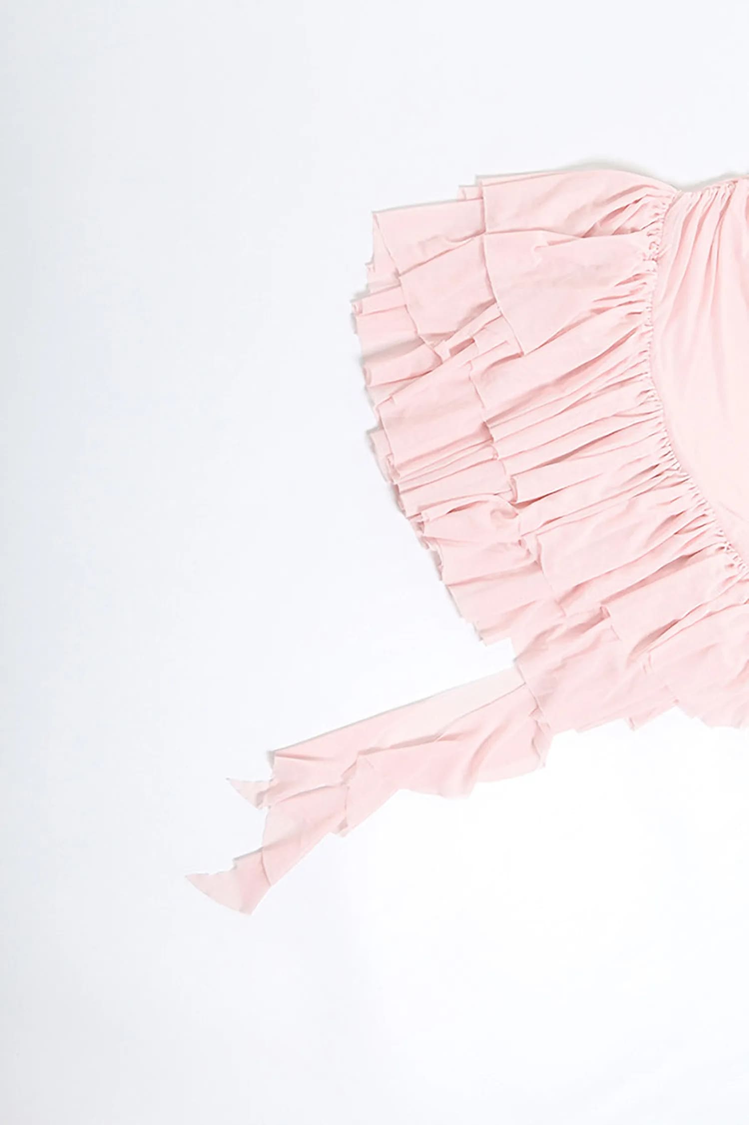 Pink Floral Sheer Ruffle Mini Dress